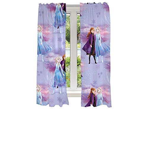 Franco Kids Room Window Curtains Drapes Set, 82 in x 63 in, Disney Frozen 2 - Image 1