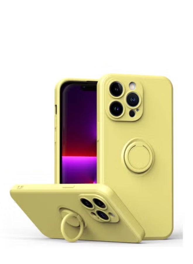 GULFLINK Back Cover Phone Protect Case for iPhone 14 pro Yellow - Image 1