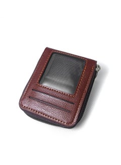 Leather wallet and cards holder for men
