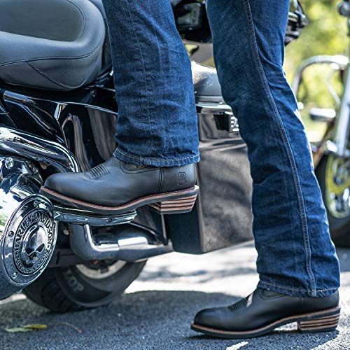 Dan Post Mens Albuquerque 12 Inch Waterproof Soft Toe Work Safety Shoes Casual - Black - Size 9.5 D - Image 2