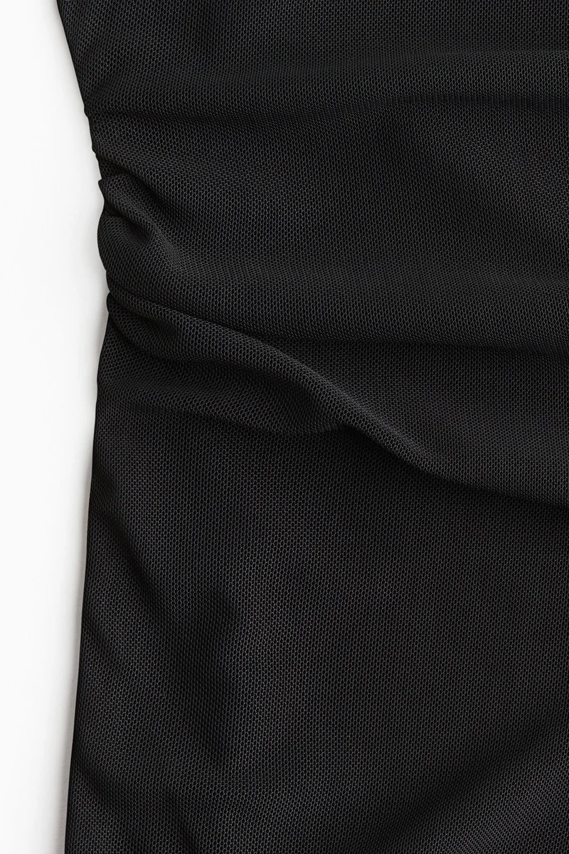 H&M Draped mesh dress