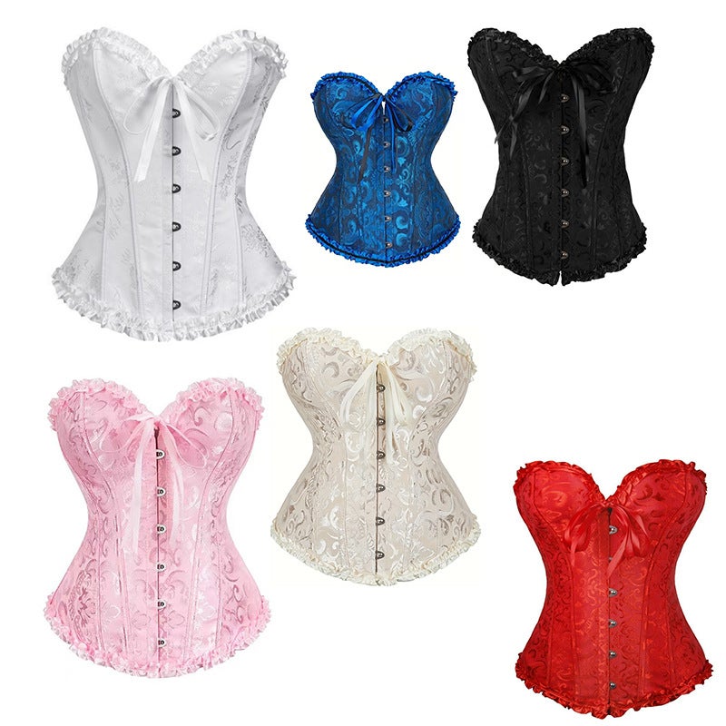In-Stock Bridal Gown Base Fishbone Corset Bustier Waist-Cinching Court Shapewear Supply - Image 5