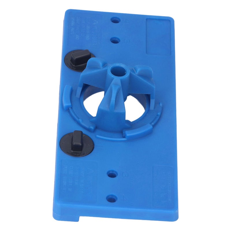 35mm Hinge Hole Saw Jig Drilling Guide Cutter Bit Set Woodworking Punching Boring LocatorBlue - Image 1