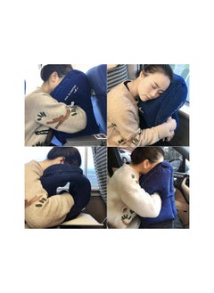 Rock Pow Inflatable Travel Pillow, Airplane Neck Pillow for Sleeping to Comfortably Support Head, Neck and Chin for Airplanes, Trains, Cars, Office Napping  - Image 4