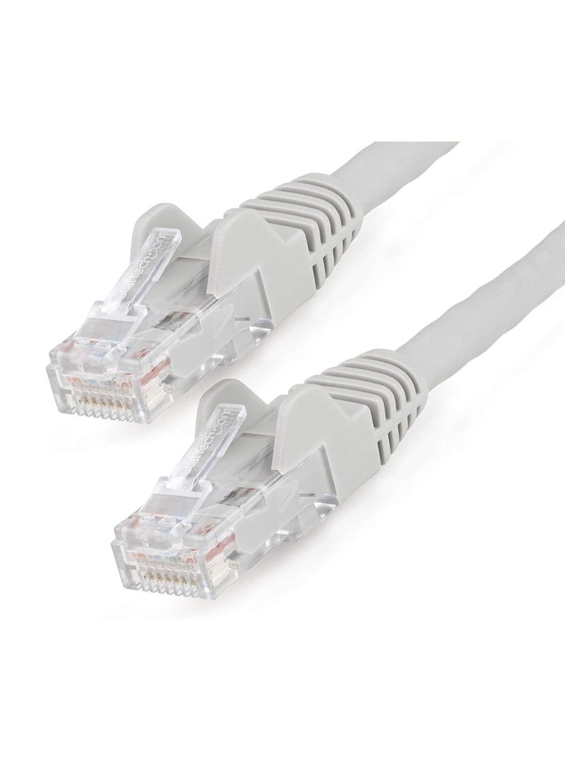 High Speed 15M RJ45 cat6 Ethernet Patch Cable LAN Cable Compatible for PS4 PS3 Nintendo Switch Raspberry Pi 4 Smart TV Computer Modem Router Grey - Image 1