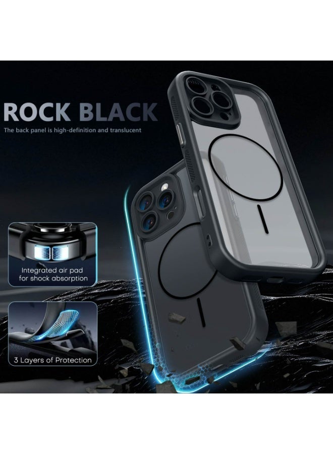 DUSALA MagSafe Shockproof Hybrid Case for iPhone 17 Pro Max Camera Protector Transparent Back - Image 2