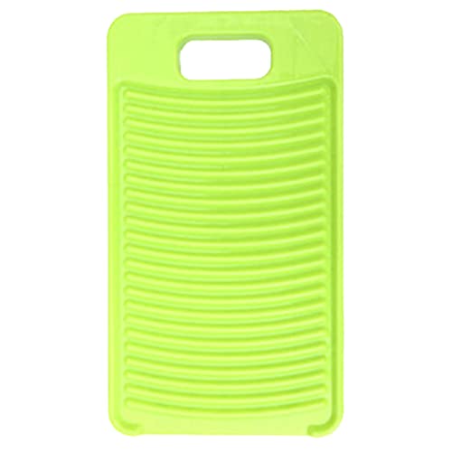 MAOYE Plastic Mini Washboard Washing Board for Kids Shirts Clean Laundry Lime (Orange) - Image 1