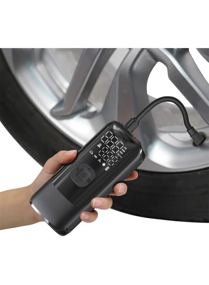 Digital Air Compressor Tire Inflator (150 PSI) - Smart Auto Shut-Off - Essential Car Emergency Tool - Image 3