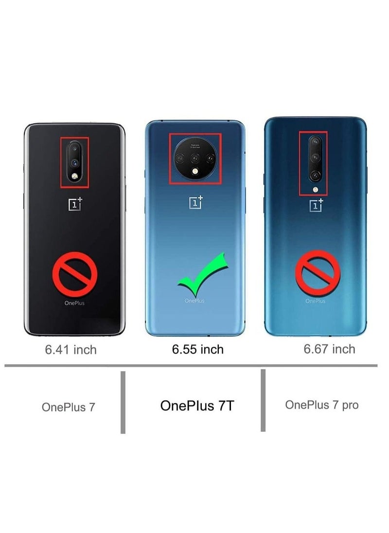 Raxoom Oneplus 7T Case, Transparent Reinforced Corners TPU Shock-Absorption Flexible Cell Phone Soft Silicone Protective Cover - Image 5