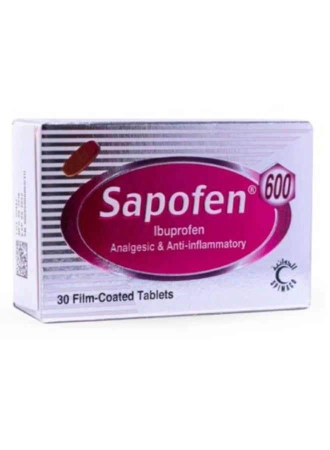 SAPOFEN 600 MG 30 TABLETS
