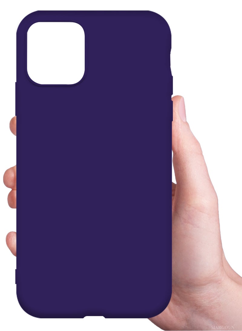 CATANES Soft Silky Silicone Case Cover for Apple iPhone 11 Pro - Full Body Protection - Purple - Image 3