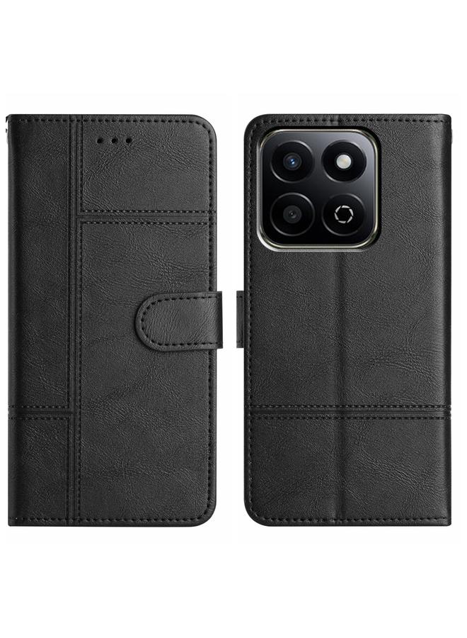 S-TOP Case For Honor X7C 4G / 200 Smart Cowhide Texture Stitching Leather Phone Case - Image 1