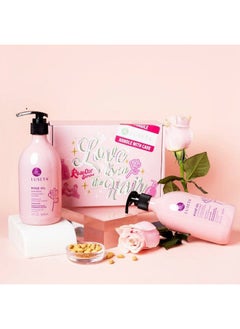 L LUSETA Luseta Rose Oil Shampoo and Conditioner for Volumizing & Hydrating - Color safe, gluten-free, sulfate-free, paraben-free, cruelty free and Vegan  - Image 2