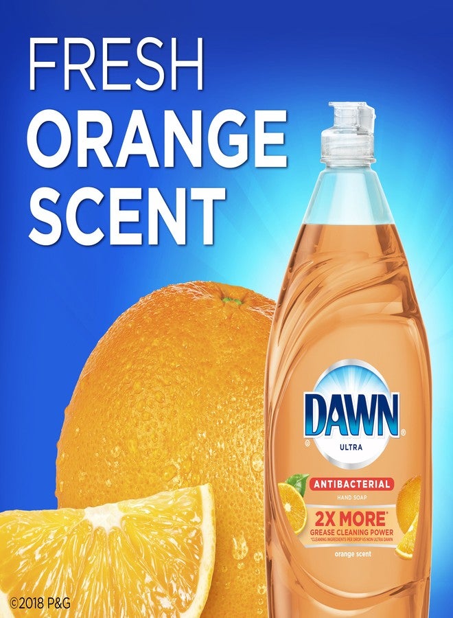 Dawn Ultra Antibacterial Hand Soap, Dishwashing Liquid Dish Soap Orange 19.4 oz (Packaging may vary) - Image 3