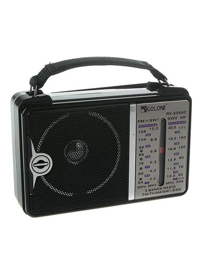 Gullon GOLON Classic RADIO works with electricity, 5-bands AM,FM,SW1,SW2 RX-606AC Black - Image 2