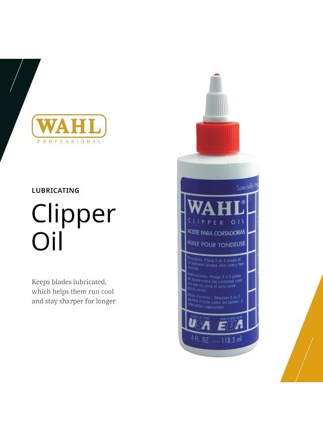 Wahl Professional زيت شفرات ماكينة الحلاقة والمقص الاحترافي من واهل | يقلل الاحتكاك | يتجنب الصدأ - Image 2