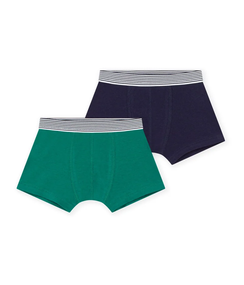 بيتي باتو Pack Of Children's Boxers In Plain Cotton And Elastane