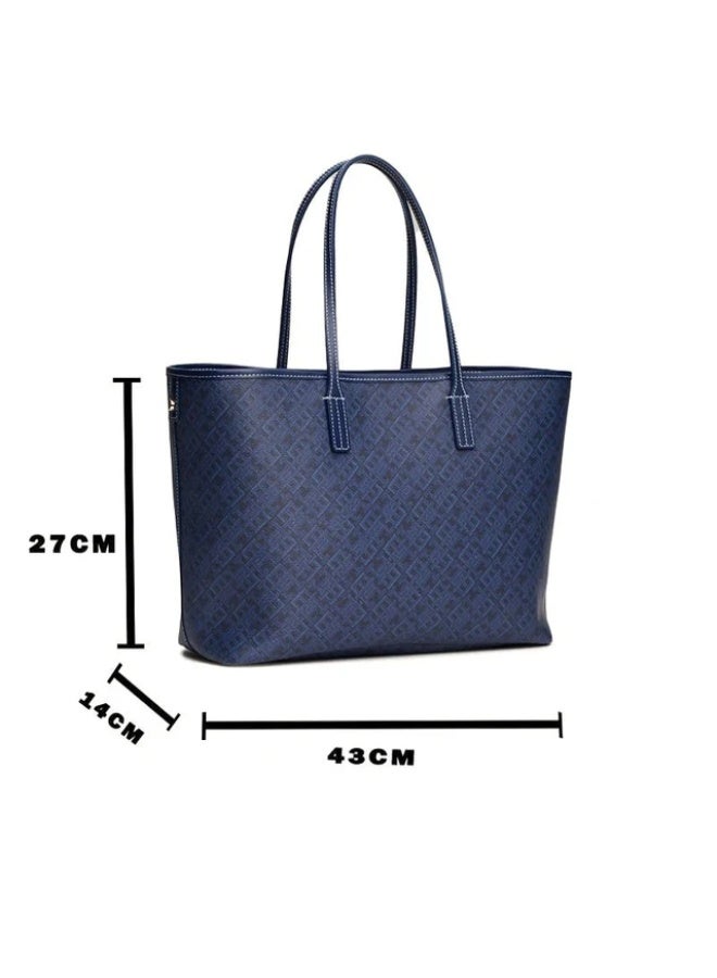 Tommy Hilfiger Jewel حقيبة تومي هيلفيغر مونوبلاي القابلة للإزالة للكمبيوتر المحمول - أزرق داكن (موديل TB75) - Image 5