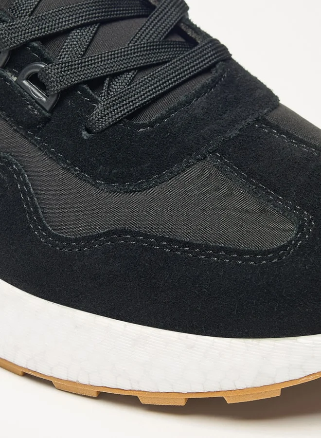 كانغاروس Colourblock Walking Shoes with Lace-Up Closure