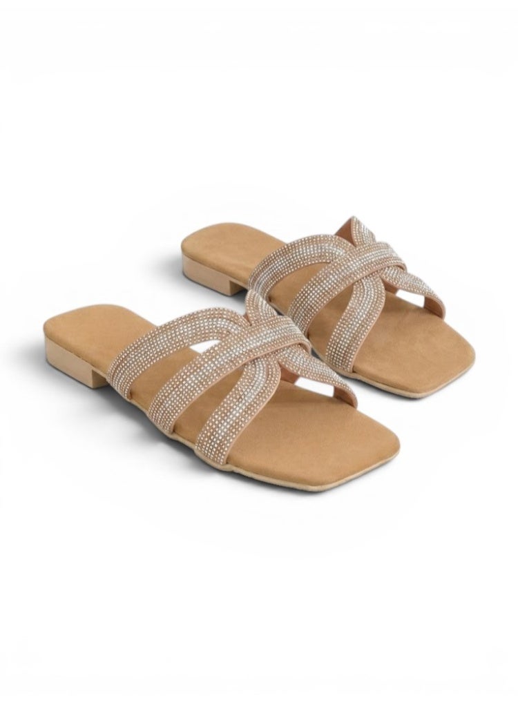LIFESTYLISH Slipper Flat Diamond Stylish  SL-225 - Havan - Image 2