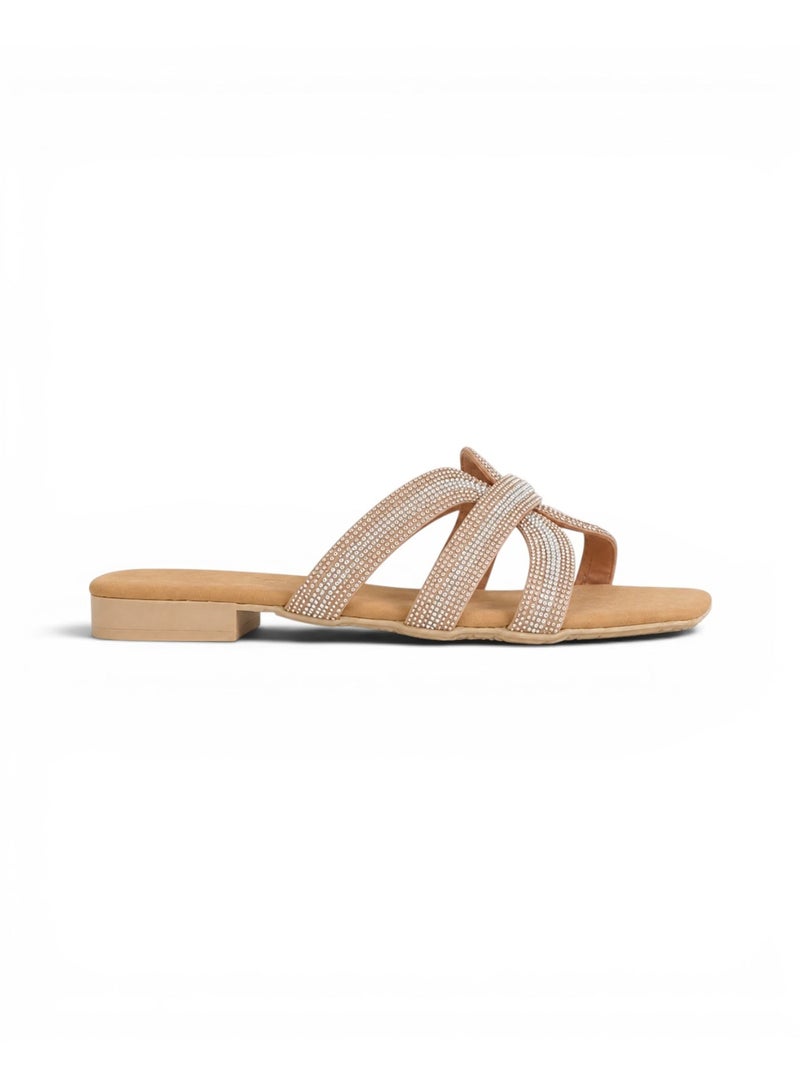 LIFESTYLISH Slipper Flat Diamond Stylish  SL-225 - Havan - Image 4