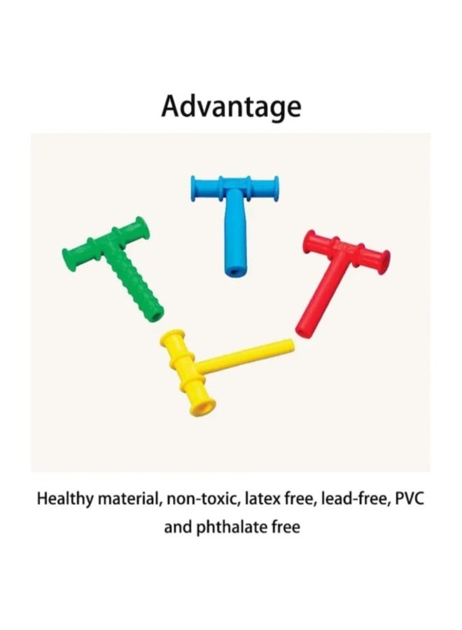 TalkTools Chewy Tube (Green) – Textured Sensory Oral Motor Chew Tool for Jaw Strengthening and Tactile Feedback – Non-Toxic & Durable for Kids and Adults - Image 5