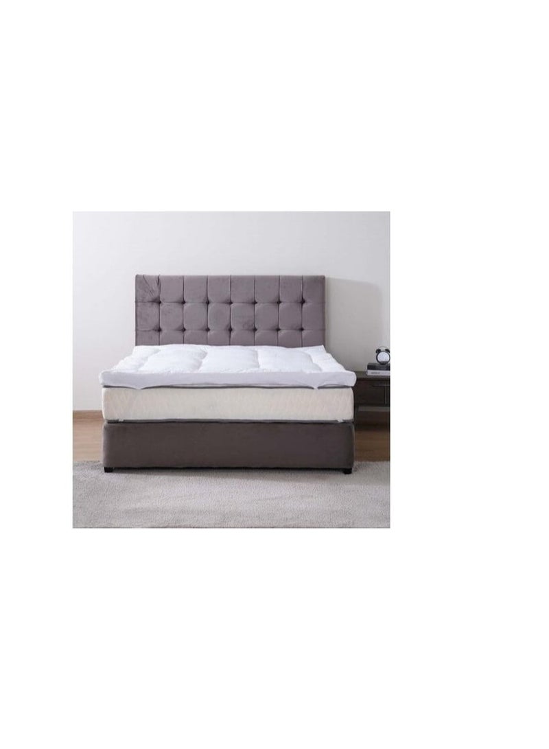 PROMASS Home Siesta Mattress Topper 160X200+10cm - White - Image 2