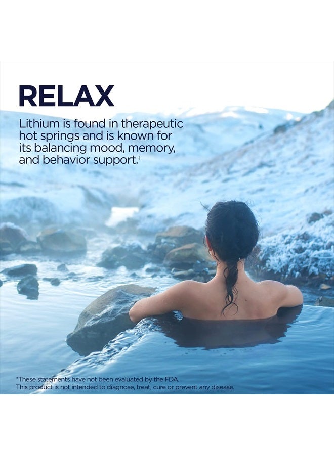 KAL Lithium Orotate ActivMelt 5mg, Chelated Lithium for Optimal Absorption and Bioavailability, Healthy Mood Support, Natural Lemon Lime Flavor, Instant Dissolve Tablets, 90 Servings, 90 Micro Tablets - Image 4