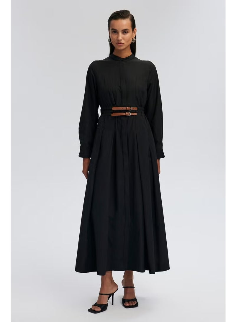 Touche Belt Detailed Shirt Dress - Image 1