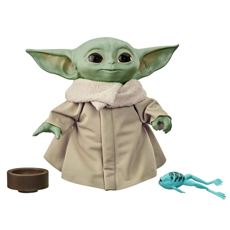 STAR WARS The Child Talking Plush Toy with Character Sounds and Accessories, The Mandalorian Toy for Kids Ages 3 and Up, Green - Image 1