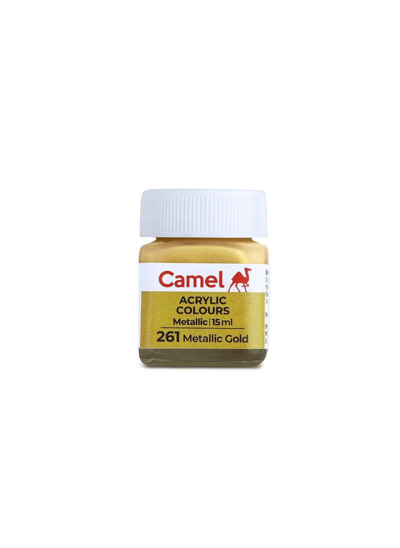 camel Camel Acrylic Ultra, Pearl and Metallic Colour Set - Pack of 20 shades  - Image 5