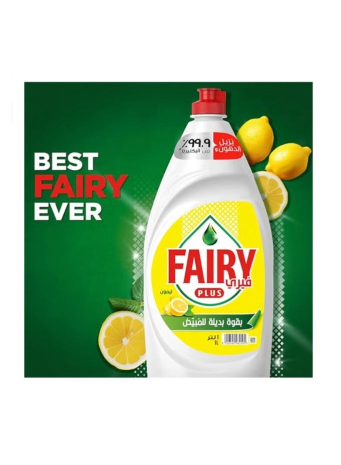Fairy Liquid Plus Soap Lemon Dishwashing With Bleach Alternative Power Of Two Pieces 800ml - Image 4