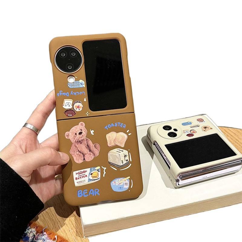 غطاء واقي | TPU حماية من السقوط | Caramel Brown | مقاوم للصدمات لـ Samsung Galaxy Z Flip 6 - Image 3