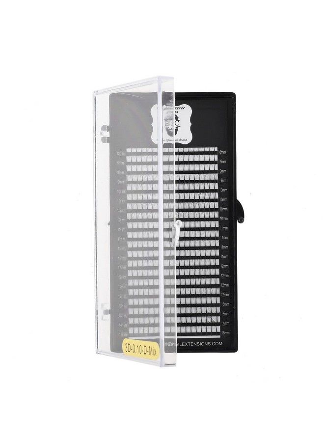 BBC 3Ddcurl0.10Mm Thikness815Mm Mix Length Eyelash Extensions 20 Rows Tray Black Semipermanent Eyelashes Extensions Lash - Image 1