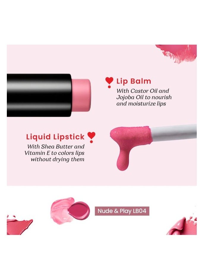 Color Cupid Color Cupid Lip Balm + lipstick Nudeplay LB4  - Image 5