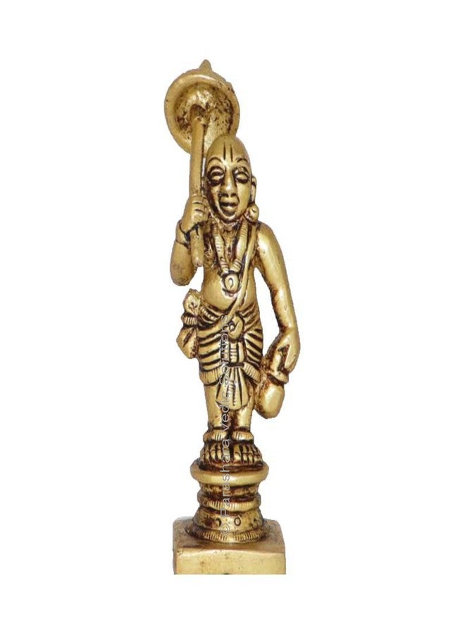 ARKAM Brass Vaman Murti/Vaaman Idol/Pital Vishnu Vaman Avatar Statue - Antique Brass for Home/Temple/Office (Height: 9 cm, Weight: 140 GMS) - Image 1