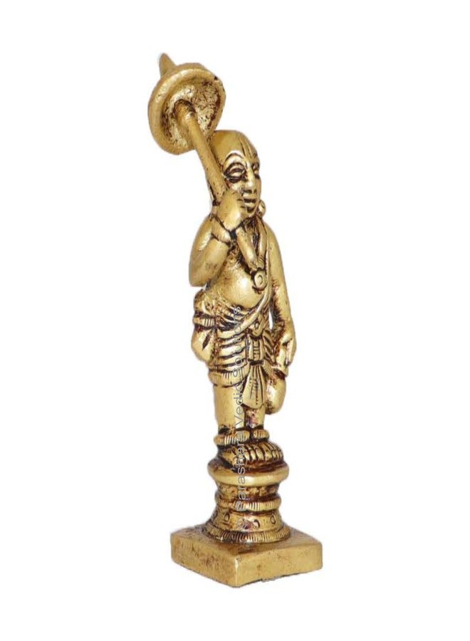 ARKAM Brass Vaman Murti/Vaaman Idol/Pital Vishnu Vaman Avatar Statue - Antique Brass for Home/Temple/Office (Height: 9 cm, Weight: 140 GMS) - Image 2