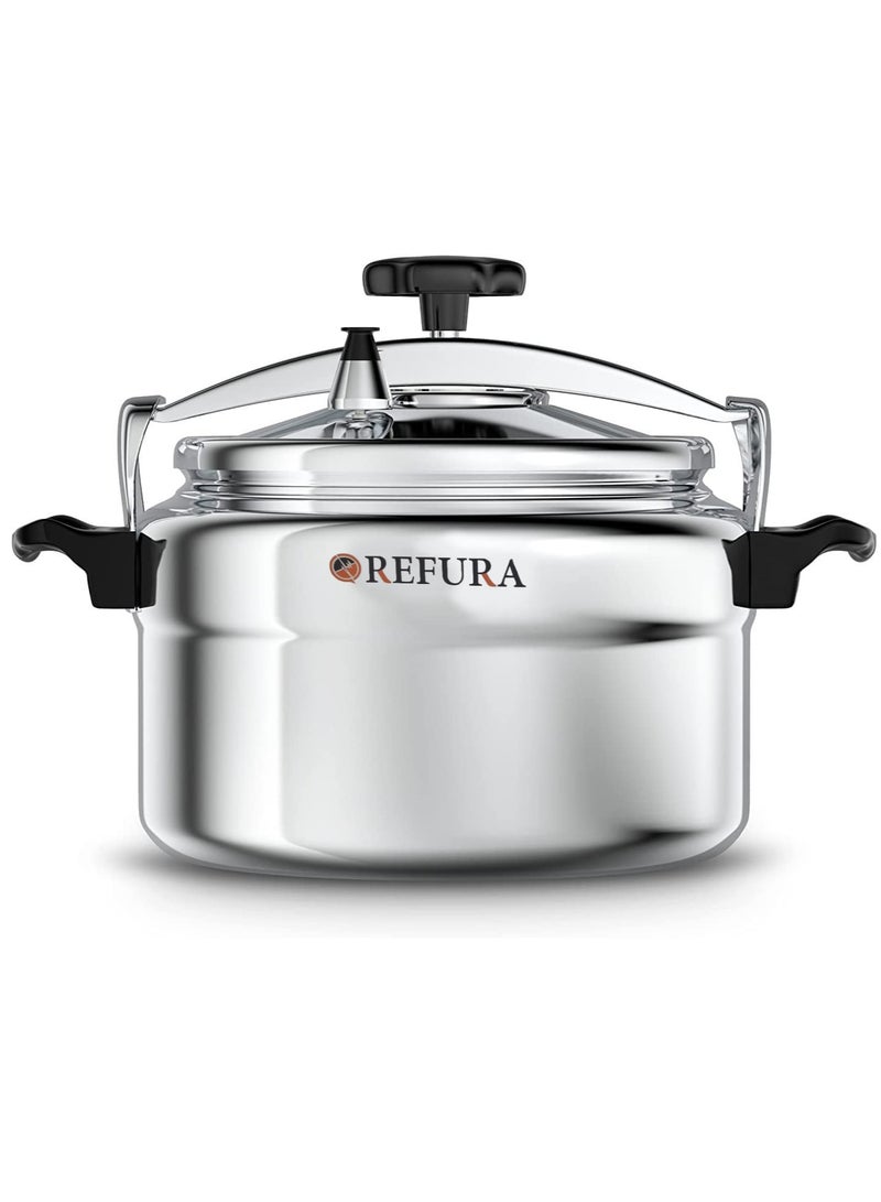 REFURA 2 Piece Combo of Refura 5 Litre & Microplus 3 Litre Aluminum Pressure Cooker | Pressure Pot | Arabic Cooker Silver PS-624 + RE-605 - Image 3