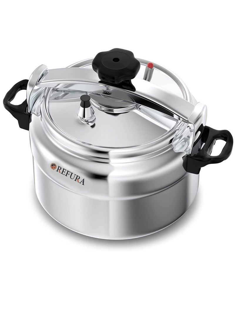 REFURA 2 Piece Combo of Refura 5 Litre & Microplus 3 Litre Aluminum Pressure Cooker | Pressure Pot | Arabic Cooker Silver PS-624 + RE-605 - Image 4