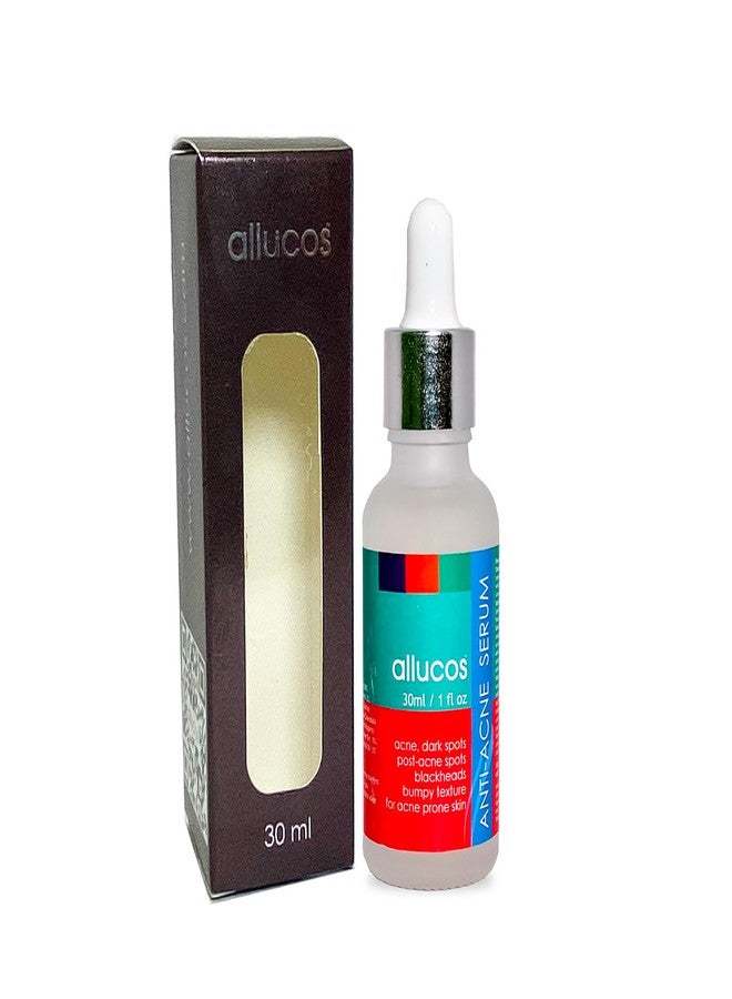ALLUCOS Anti-Acne Serum | 100% Natural & Paraben-Free | Reduces Pimples, Blemishes & Acne Scars | Controls Oil & Soothes Skin | Suitable for All Skin Types - For Men & Women - 30ml (Pack of 1) - Image 4