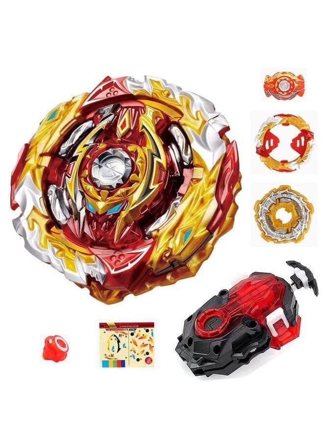 Generic - Wuyeshen Beyblades Burst Sparking B-172 Booster World Sprigan.U 2B,B-184 Custom Launcher LR Left Right Spin DB Layer System - Image 1