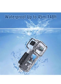 KASTWAVE Waterproof Housing Case for DJI Osmo Pocket 3, Touchscreen Underwater Diving Protective Shell Waterproof up to 50m/164/ft with Helmet Bracket & 1/4 Bracket Accessories  - Image 2