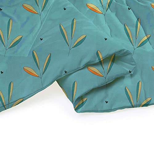 VAS COLLECTIONS 220 GSM Reversible Microfiber AC Comforter/Blanket/Quilt/Duvets for Winter Single Size Bed (240X152 cm, Light Green) - Image 5