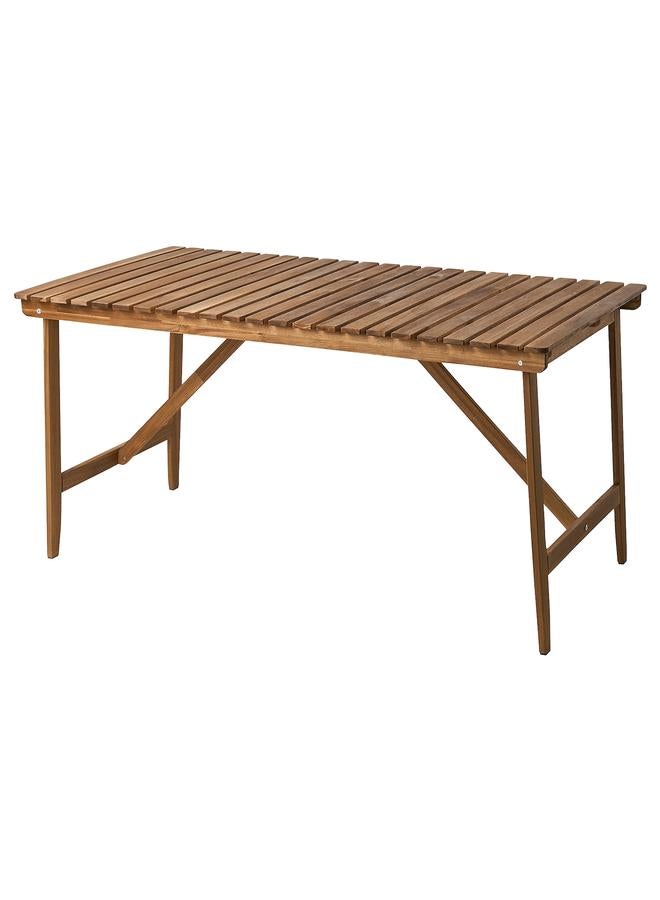 Zaboon Table, Outdoor, Dark Brown, 143X75 Cm - Image 1