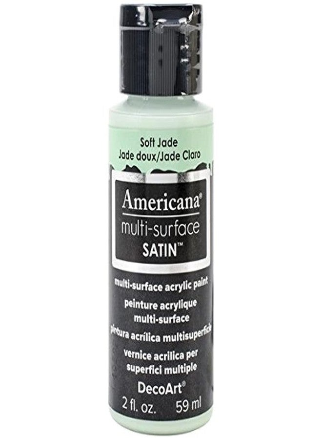 DecoArt Americana Multi-Surface Satin Acrylic Paint, 2-Ounce, Soft Jade - Image 1