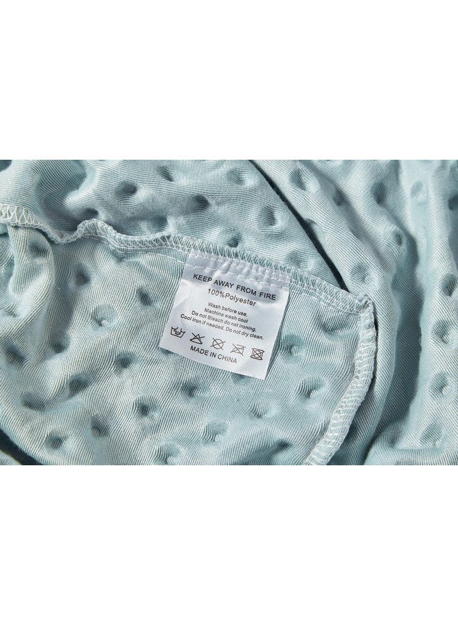 DONOMILO Changing Pad Cover Super Soft Dots Skin-Friendly Breathable Wipeable Changing Table Sheets for Baby Boy and Baby Girl (Cloud Blue) - Image 5