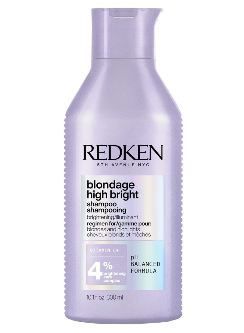 Redken Blondage High Bright Shampoo Hair Color Protection 300ml - Image 1