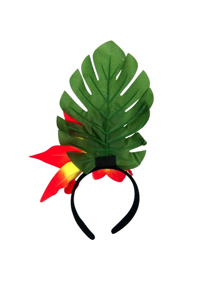 Hibiscus Flower & Palm Leaves Headband Beach Vacation & Costume Party Hair Accessories One Size Fits Most (3 Pack) - pzsku/Z34612E6E4D73FA9E57D5Z/45/_/1718267792/e35a17fb-30ae-4a1e-b77b-6a79c8895394