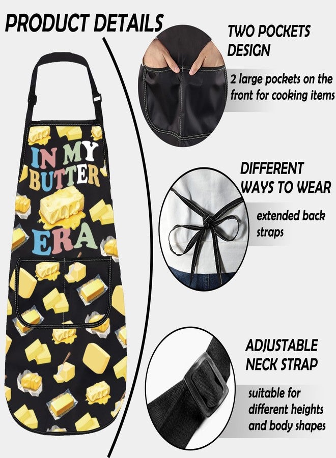 Gzrlyf Butter Apron Salted Butter Lover Gift Baker Baking Chef Kitchen Accessories Butters Themed Aprons (BUTTER apron) - Image 4