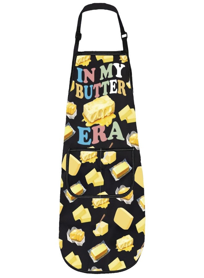 Gzrlyf Butter Apron Salted Butter Lover Gift Baker Baking Chef Kitchen Accessories Butters Themed Aprons (BUTTER apron) - Image 1